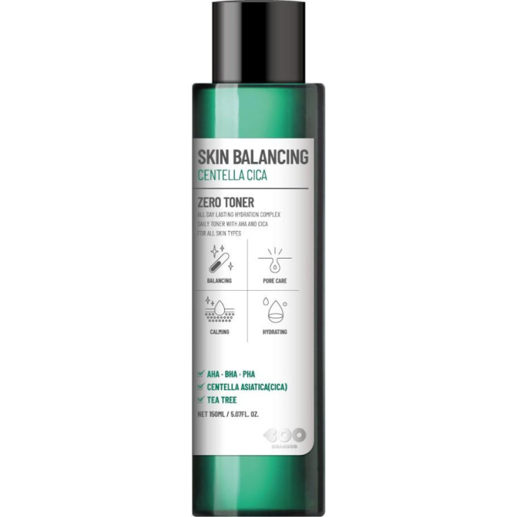 DEARBOO SKIN BALANCING CENTELLA CICA ZERO TONER (AHA-BHA-PHA)